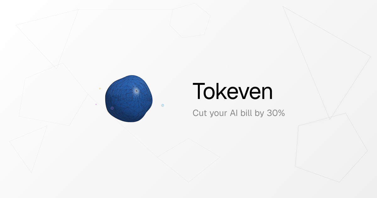 Tokeven Cost Advisor screenshot 1